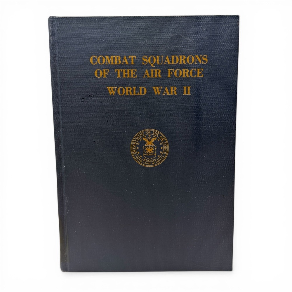 Vintage Combat Squadrons Air Force WWII Maurer 1982 Hardcover USAF History Book
